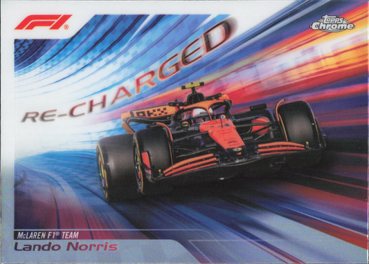 Lando Norris Re-Charged Topps Chrome Formula 1 2024