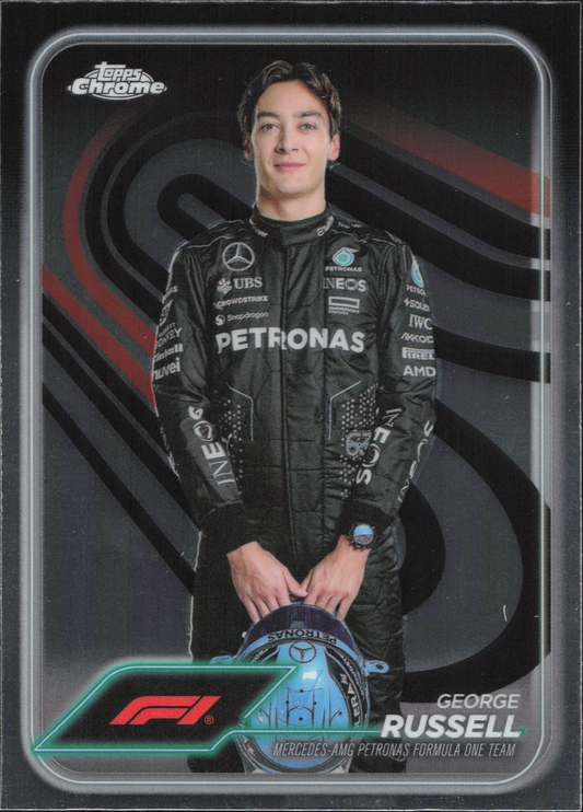 George Russell Base Topps Chrome Formula 1 2024