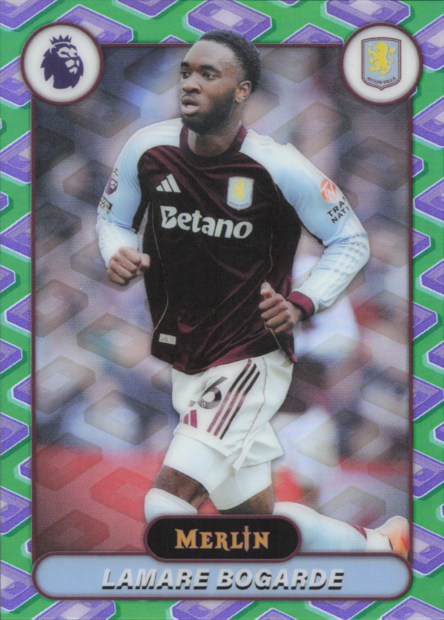 Lamare Bogarde VHS Parallel Topps Merlin EPL