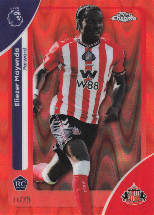 Eliezer Mayenda Rookie Numbered /25 Topps Chrome EPL