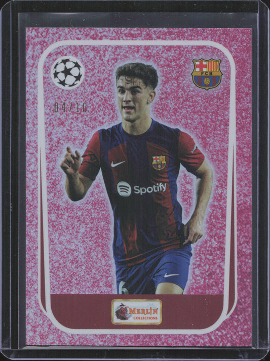 Gavi Numbered /10 Topps Merlin Heritage