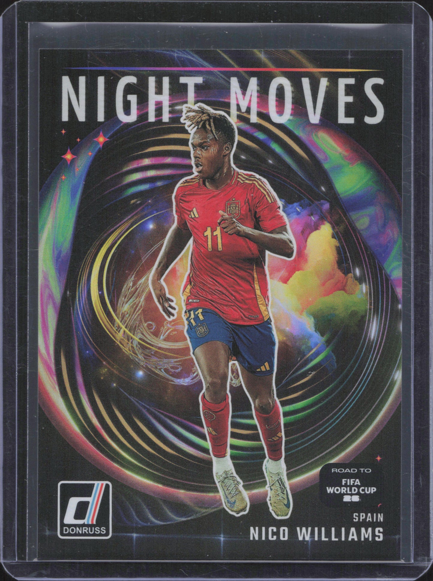 Nico Williams Night Moves CASE HIT SSP Panini Donruss World Cup