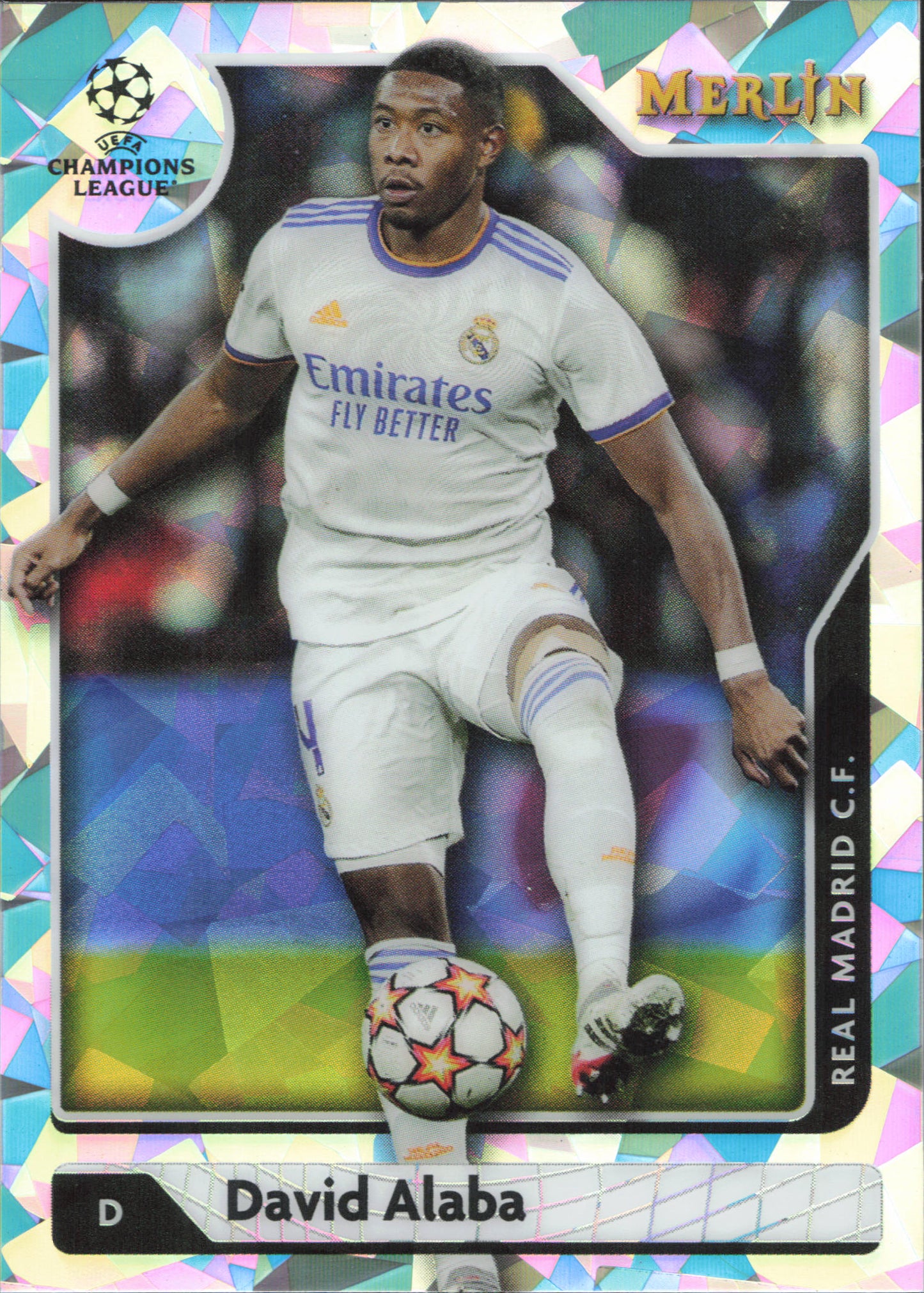 David Alaba Numbered /250 Topps Merlin UCC