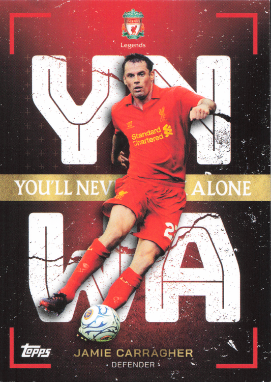 Jamie Carragher YNWA Topps Liverpool Team Set