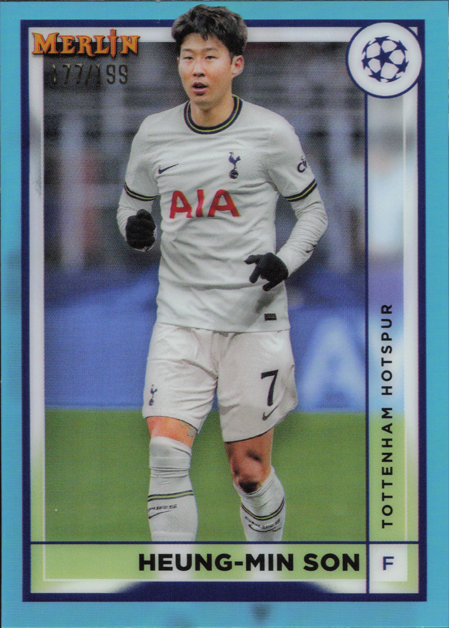 Heung-Min Son Numbered /199 Topps Merlin UCC
