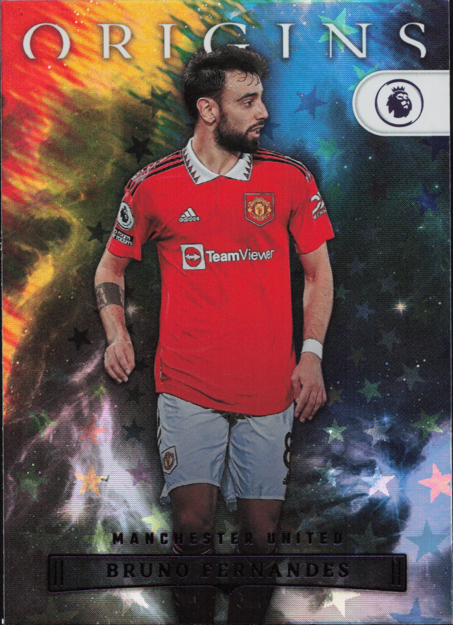 Bruno Fernandes Purple Astro Origins Panini Chronicles EPL