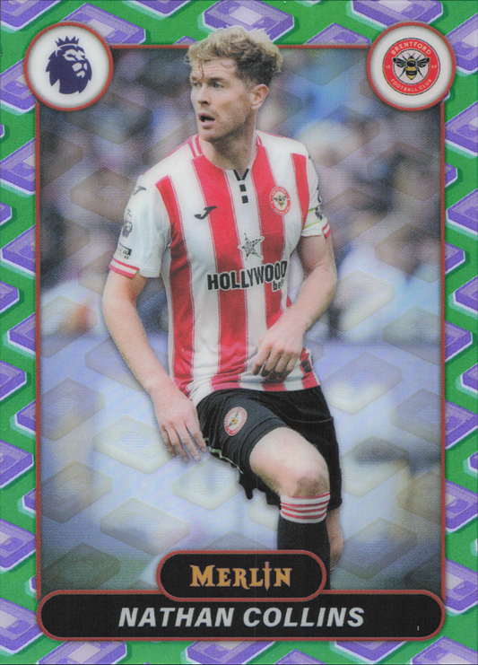Nathan Collins VHS Refractor Topps Merlin EPL