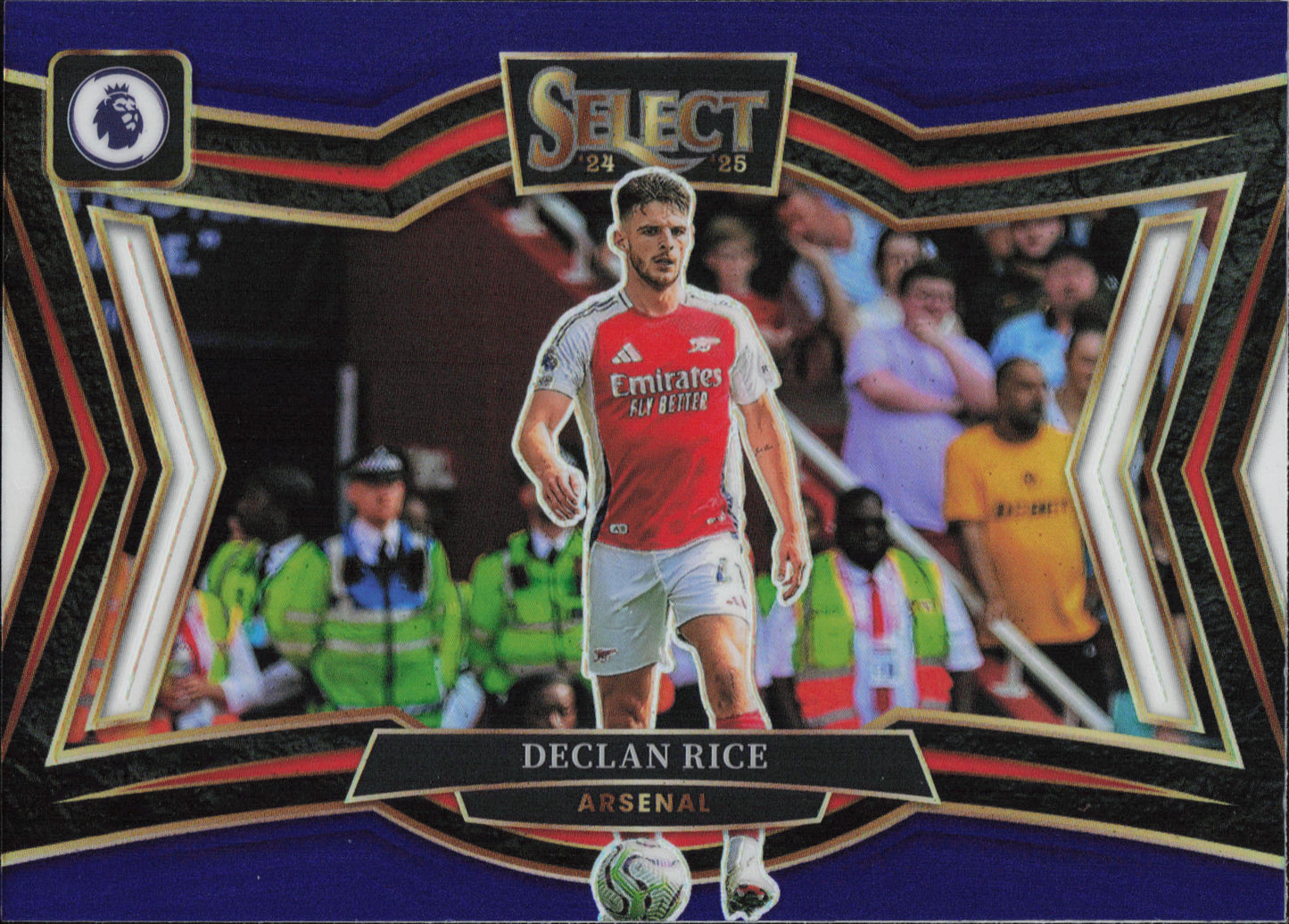 Declan Rice Purple Parallel Panini Select EPL