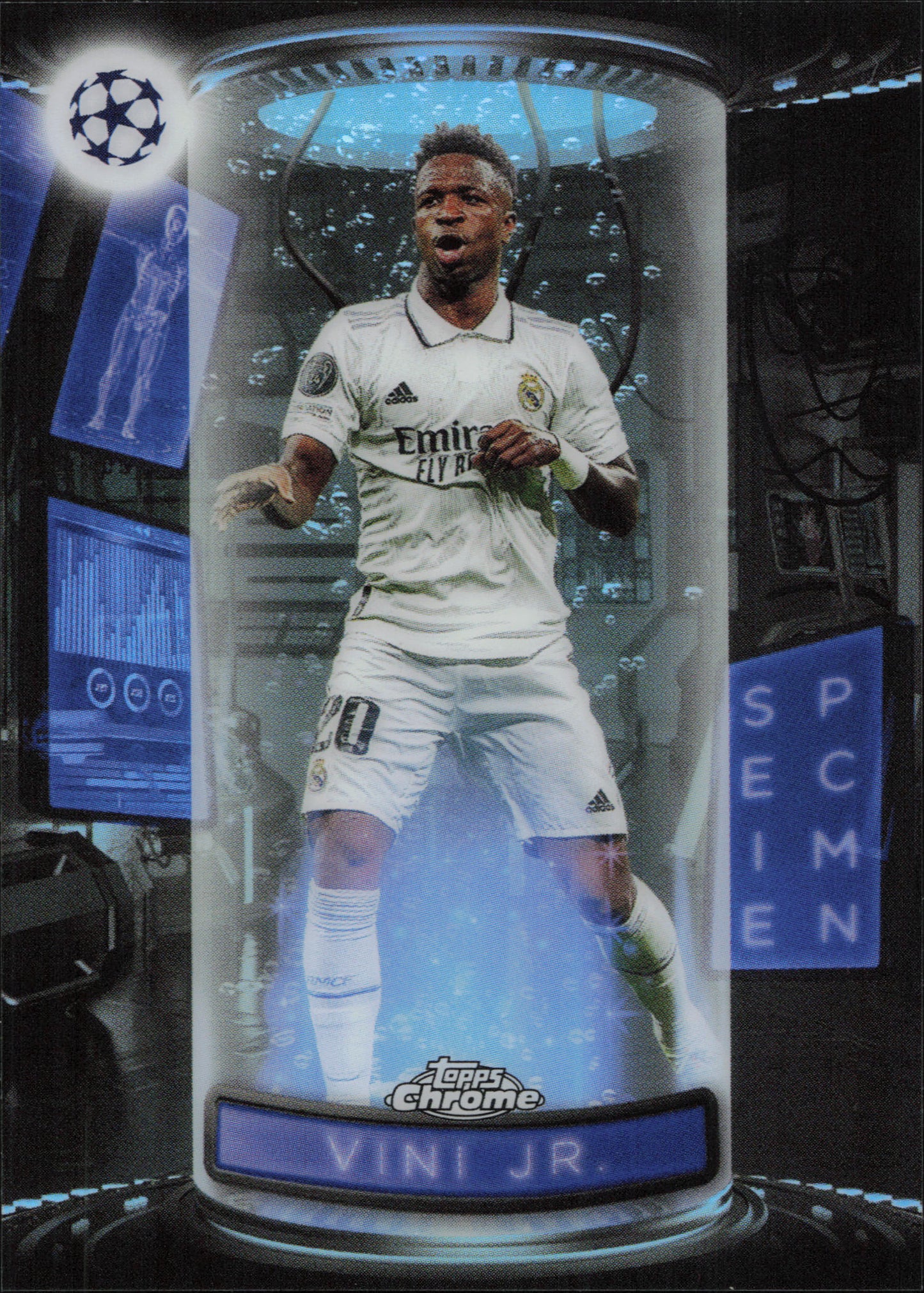 Vini Jr. Specimen Topps Chrome UCC