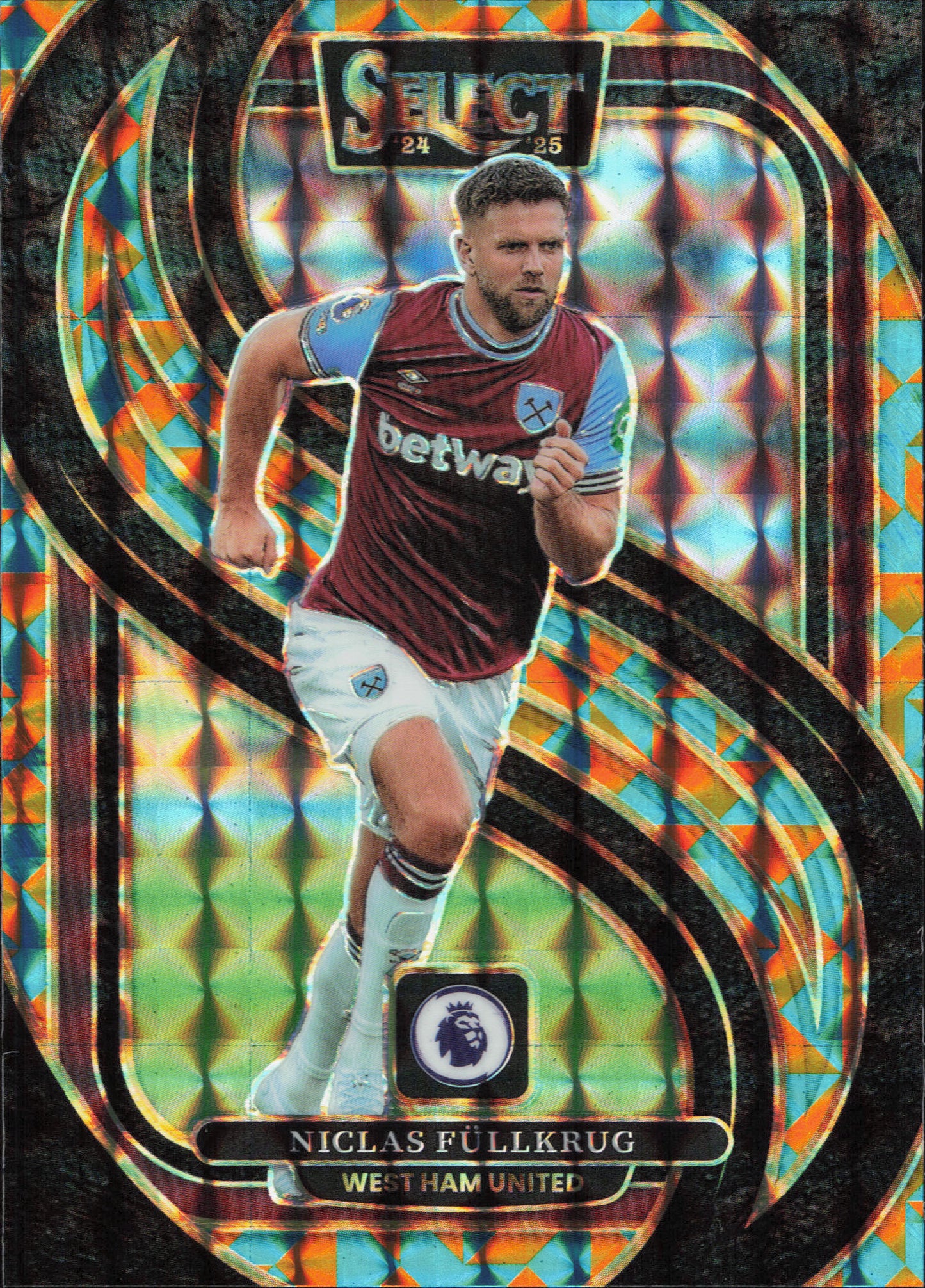 Niklas Fullkrug Numbered /15 Panini Select EPL