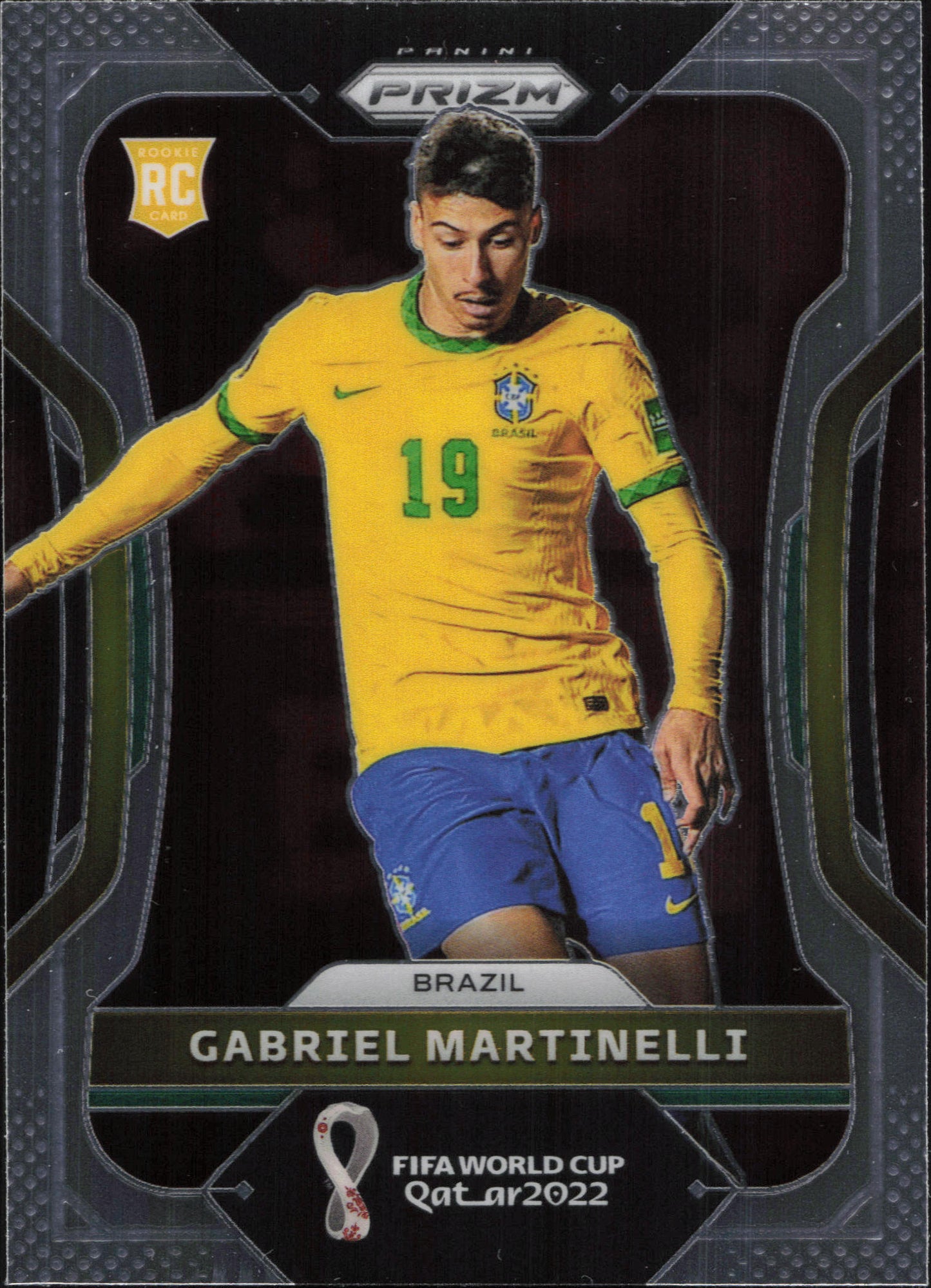 Gabriel Martinelli Rookie Base Panini Prizm World Cup Qatar