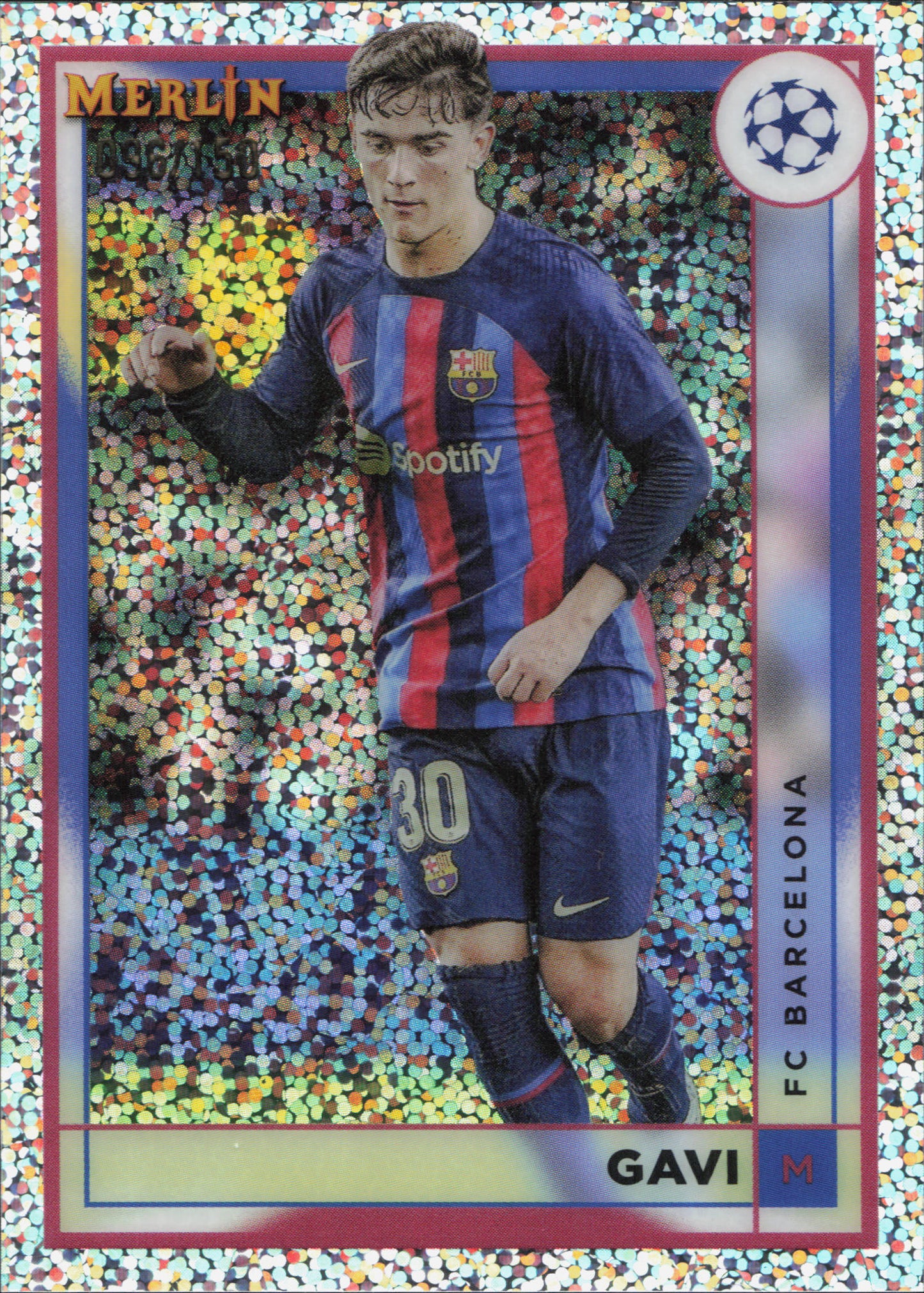 Gavi Numbered /150 Topps Merlin UCC