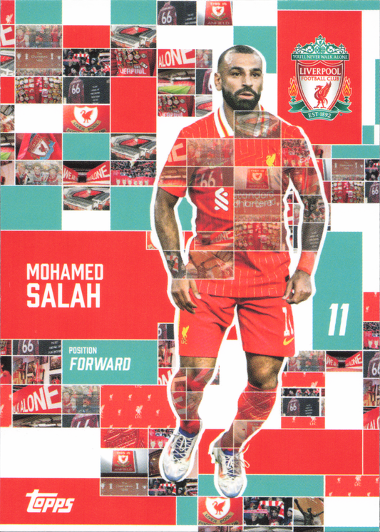 Mohamed Salah Topps Liverpool Team Set