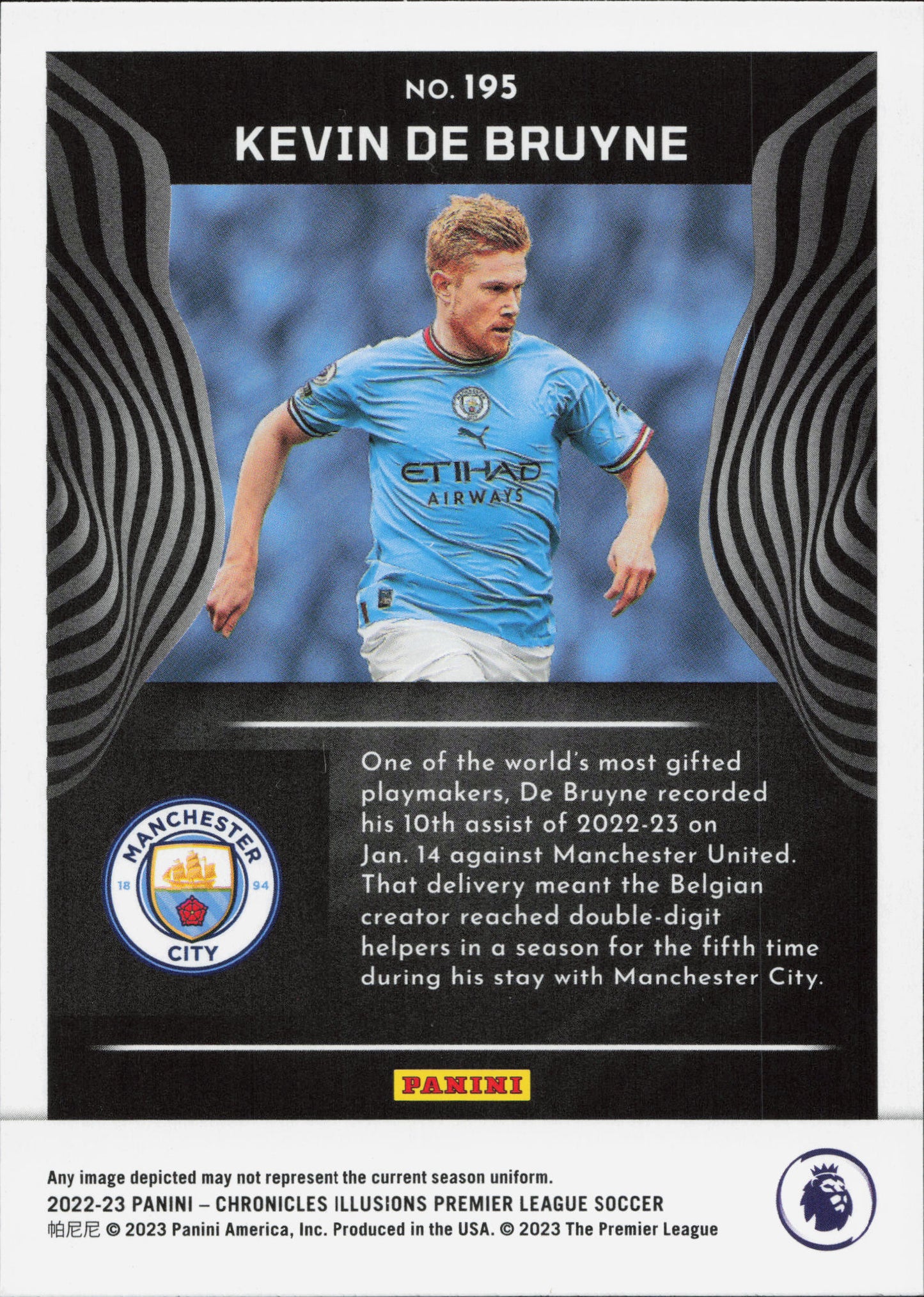 Kevin De Bruyne Purple Astro Panini Chronicles Illusions