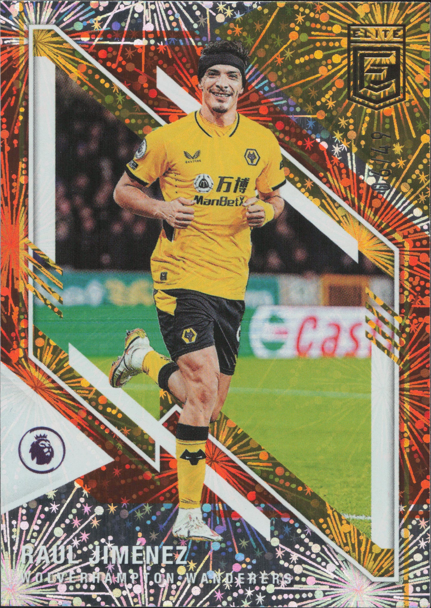 Raul Jimenez Numbered /49 Panini Donruss Elite