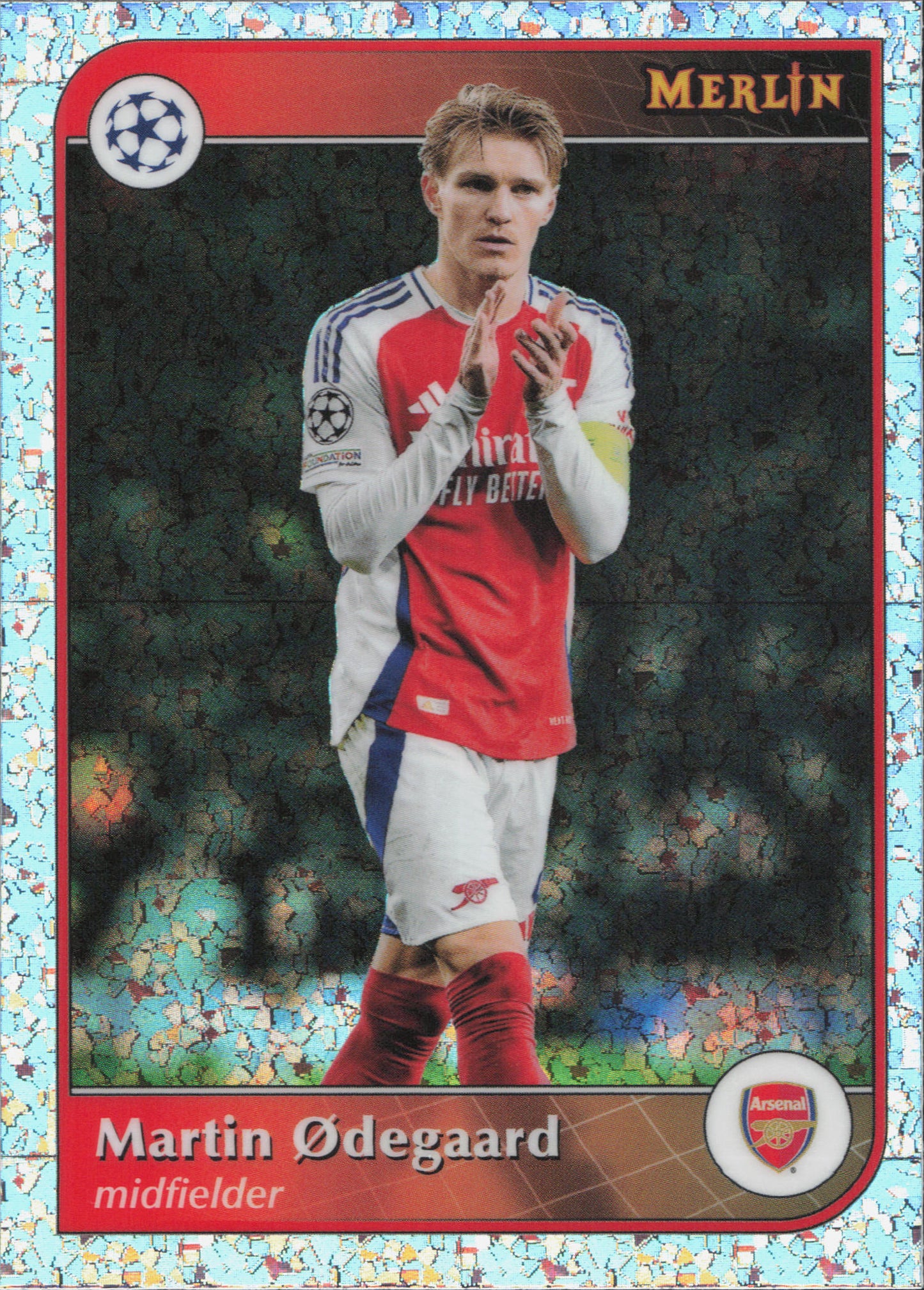 Martin Odegaard Sparcle Parallel Topps Merlin