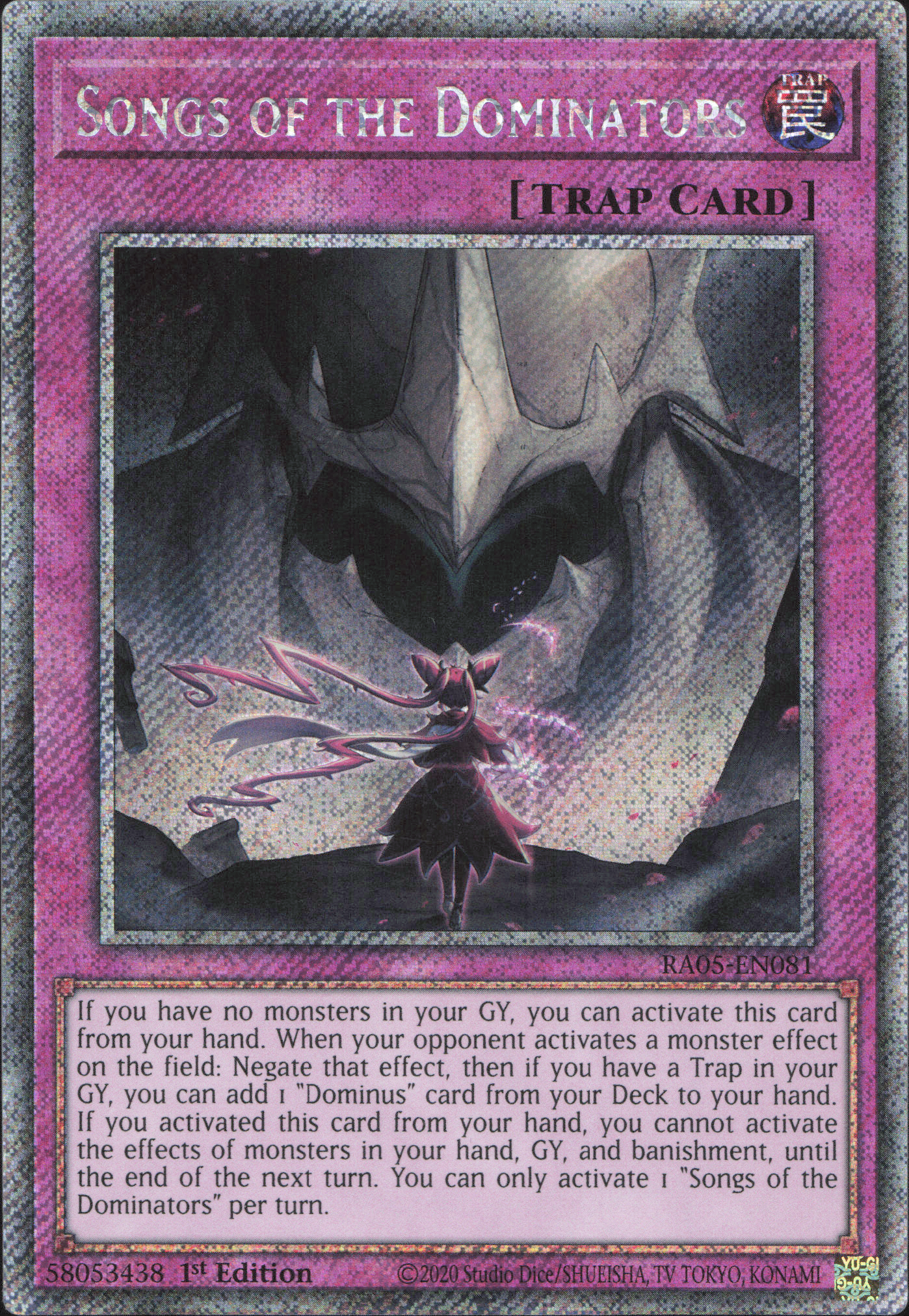 Songs of the Dominators (V.4 - Platinum Secret Rare)