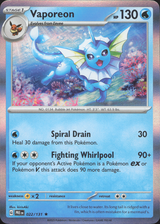 Vaporeon (PRE 022)
