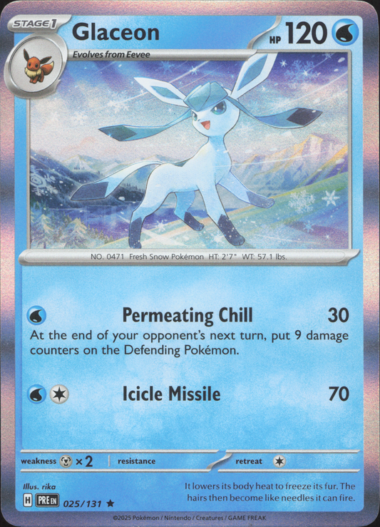 Glaceon (PRE 025)