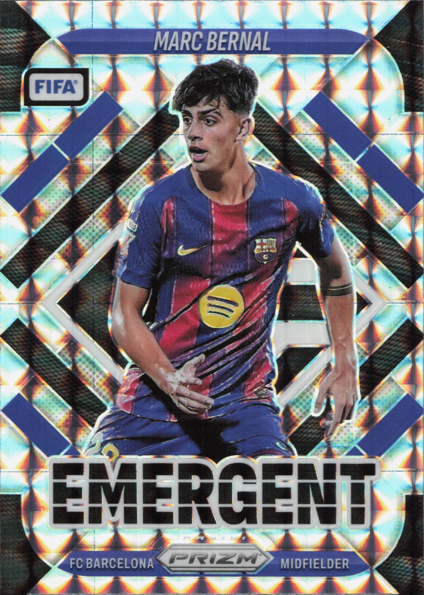 Marc Bernal Emergent Mosaic Panini Prizm FIFA