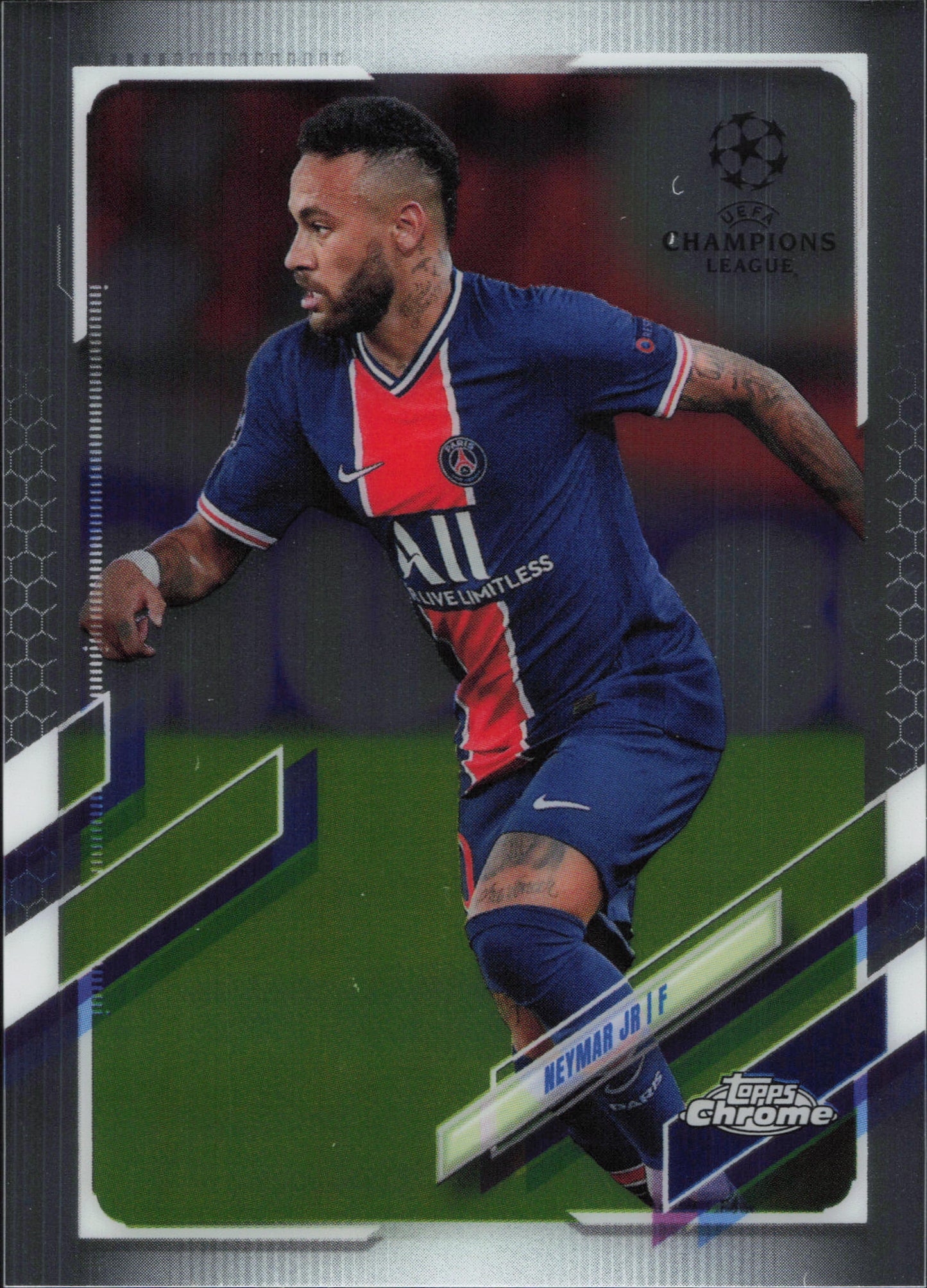 Neymar Jr. Base Topps Chrome 2021