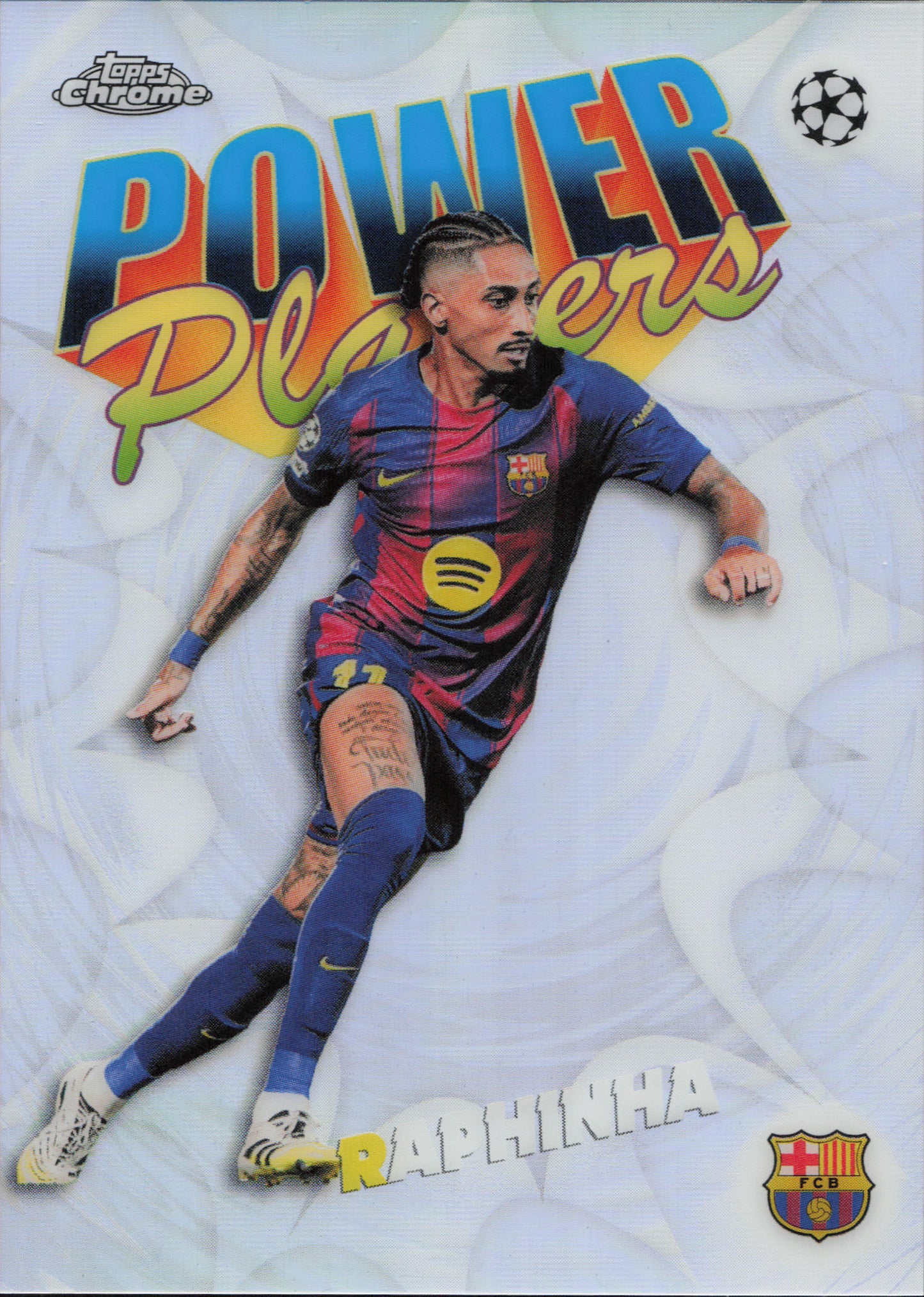 Raphinha Power Players Topps Chrome UCC