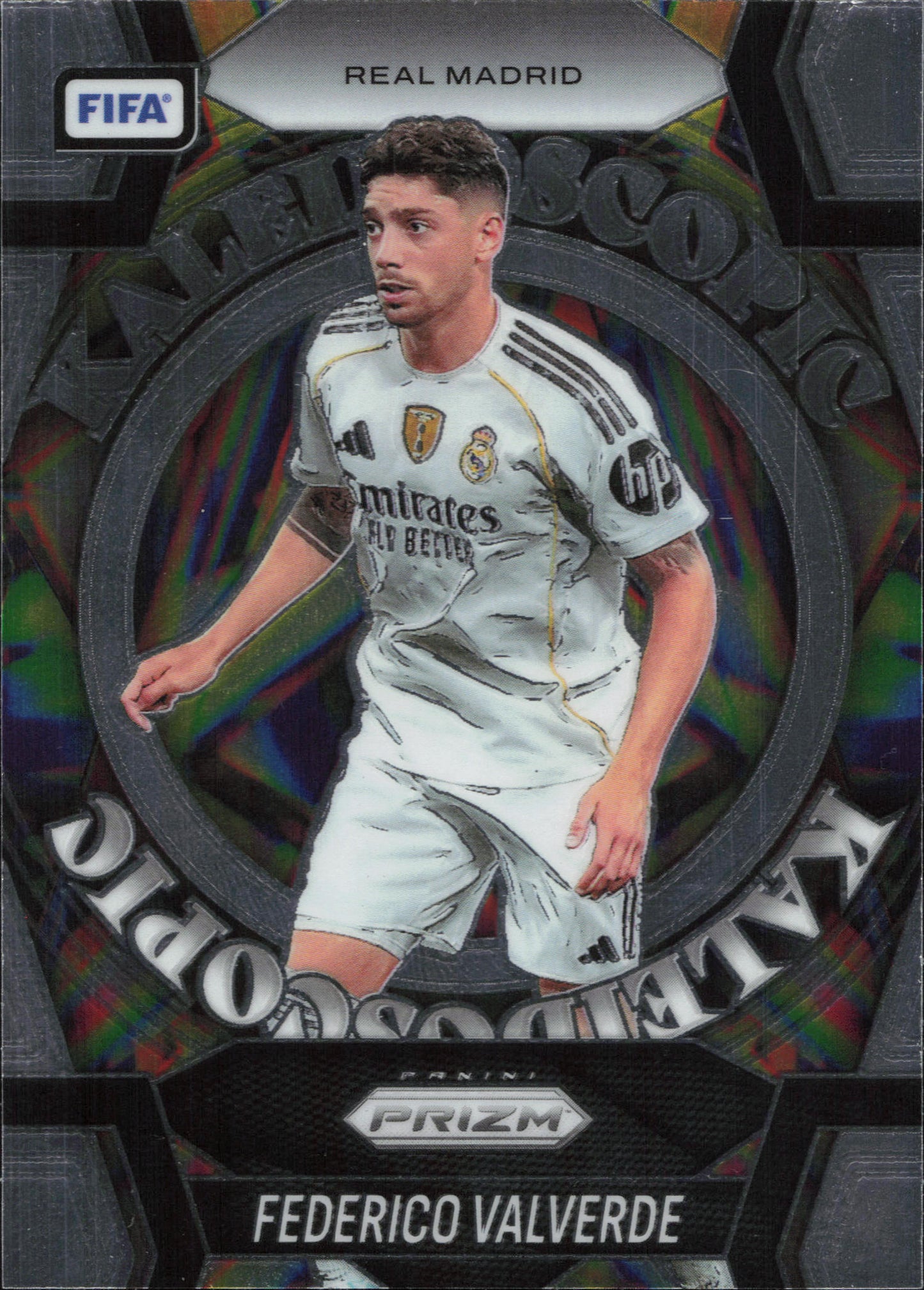 Federico Valverde Kaleidoscopic Panini Prizm FIFA