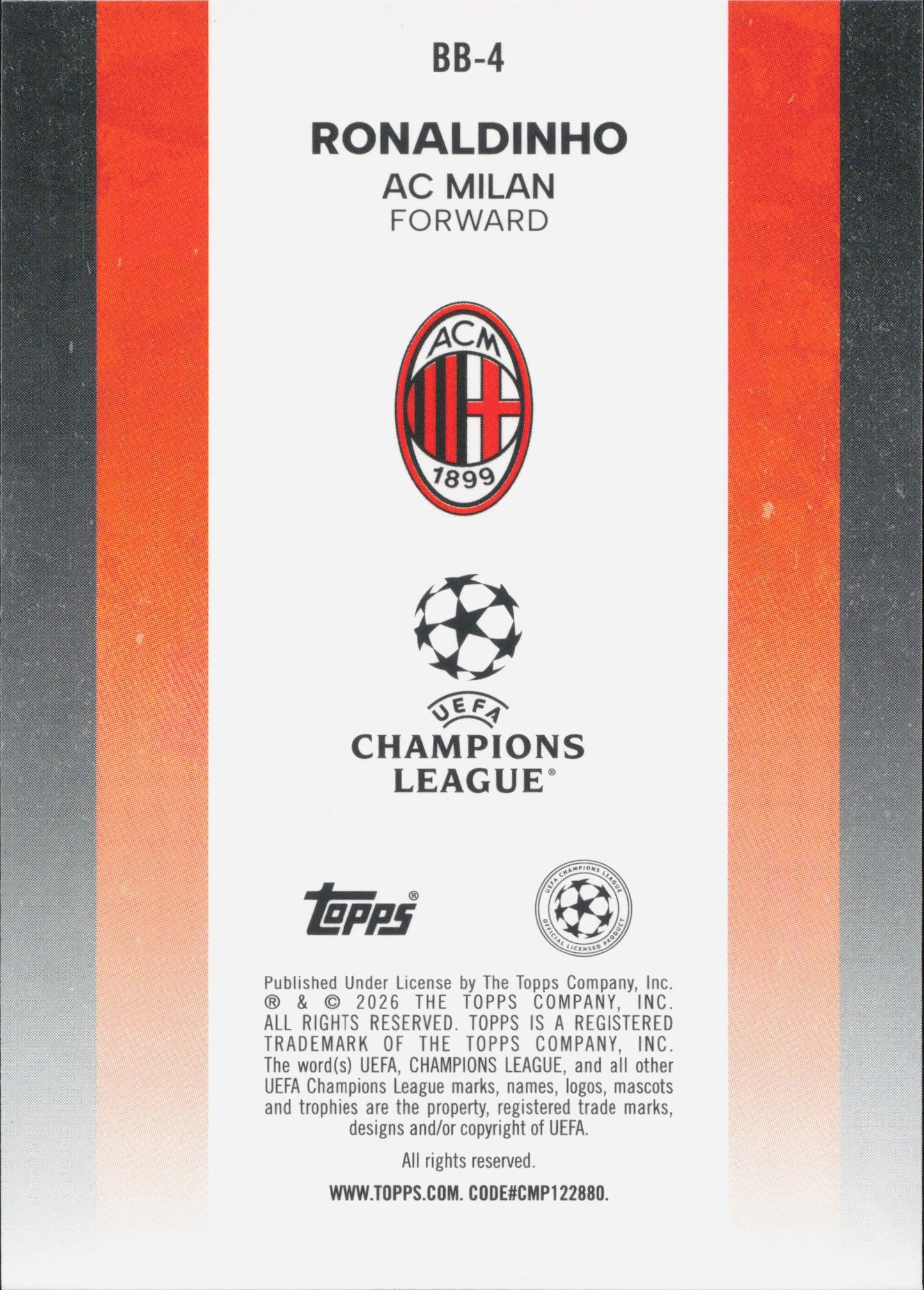 Ronaldinho Topps Flagship UCC