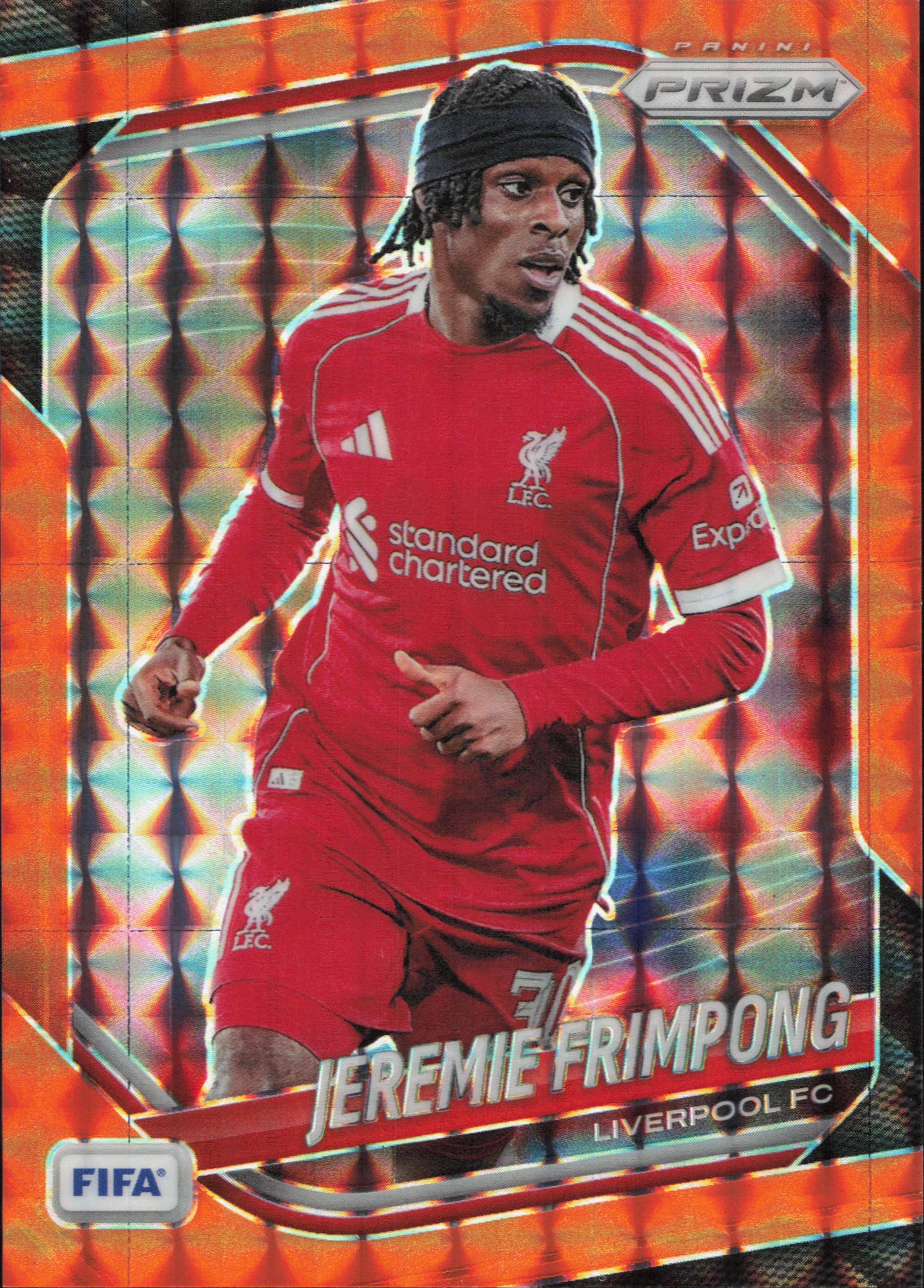 Jeremie Frimpong Numbered /299 Panini Prizm FIFA