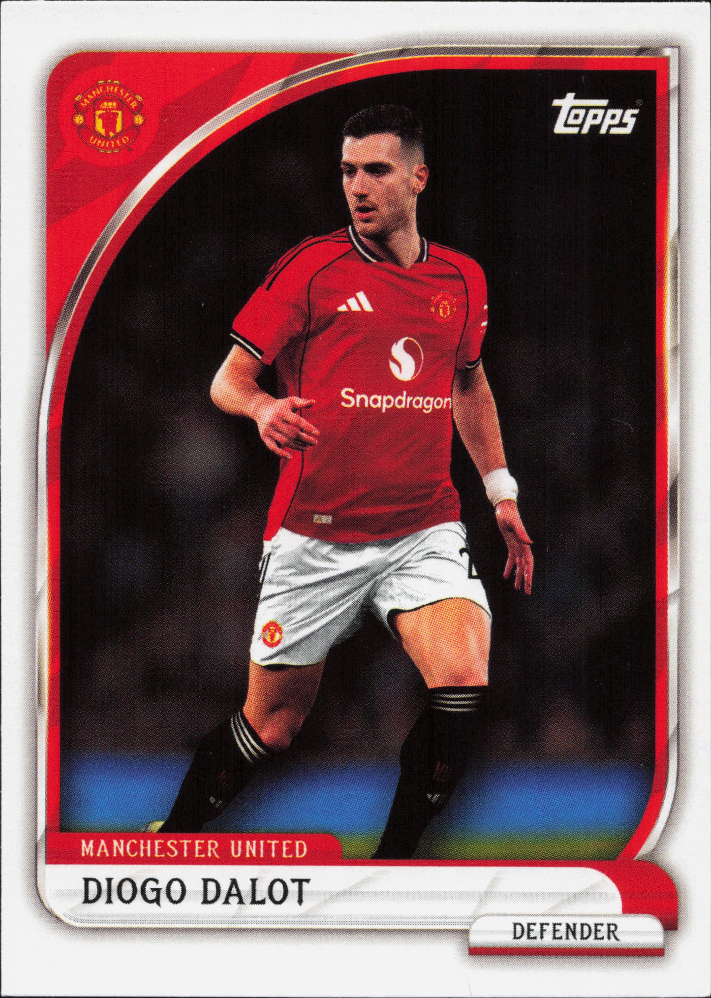 Diogo Dalot Base Topps Fan Set Manchester United