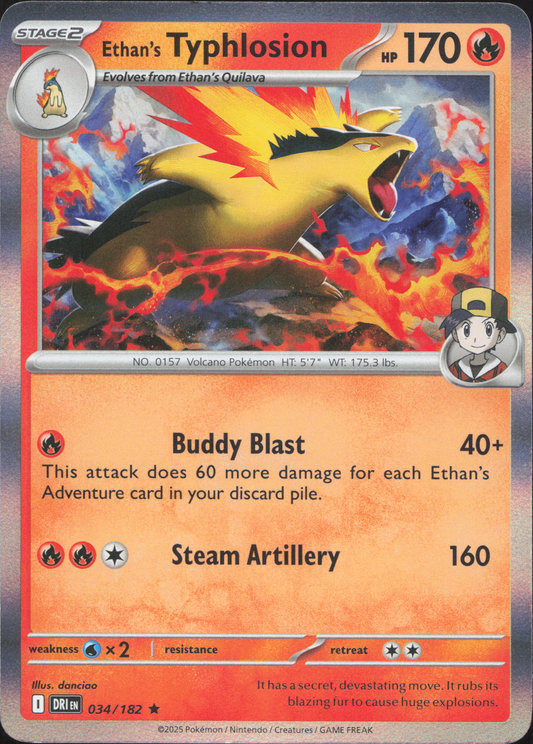 Ethan's Typhlosion (DRI 034)