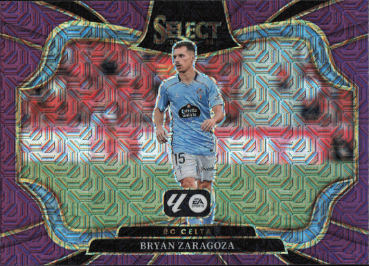 Bryan Zaragoza Purple Mojo Panini Select La Liga