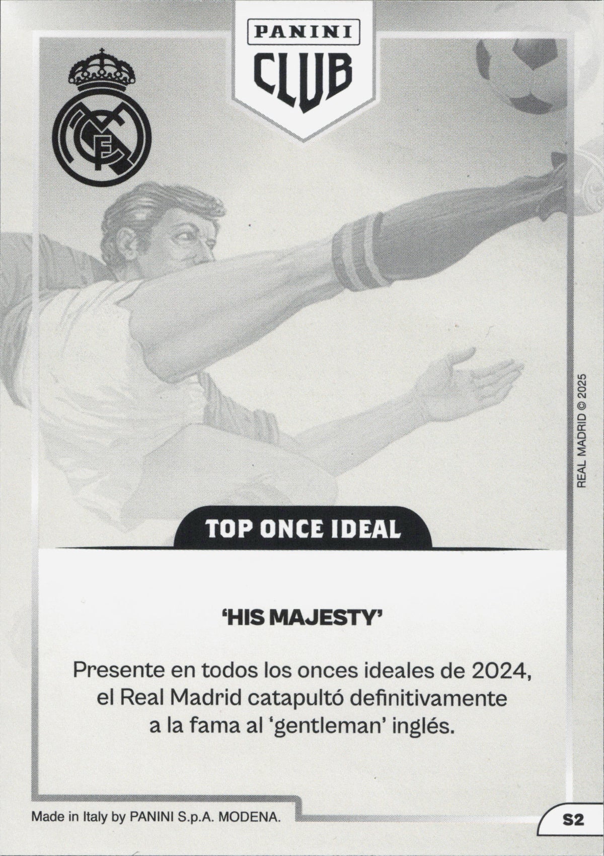 Jude Bellingham Supreme Panini Club Real Madrid
