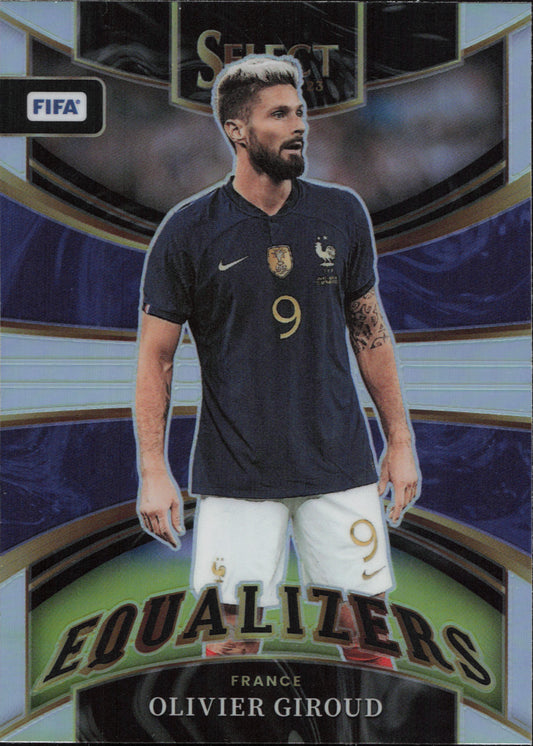 Olivier Giroud Equalizers Silver Prizm Panini Select FIFA