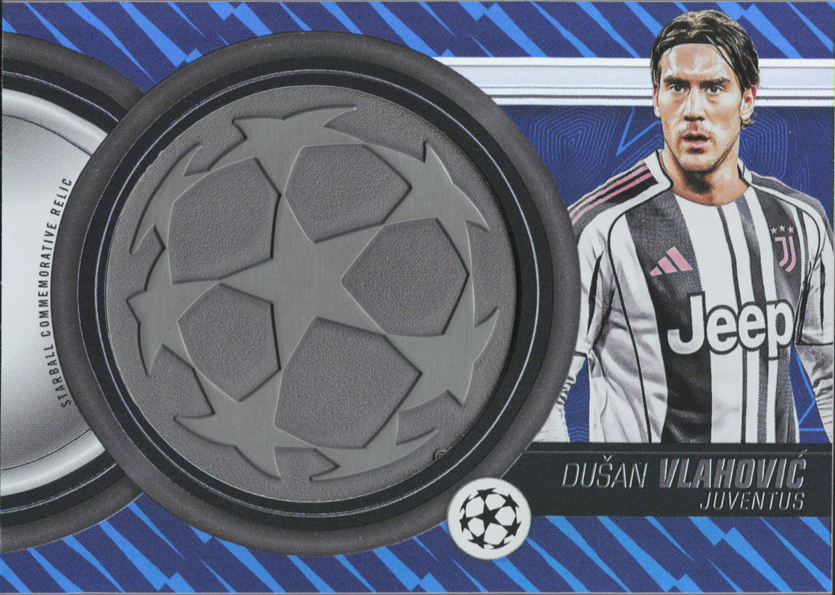 Dusan Vlahovic Starball Commemorative Relic Topps Flagship UCC