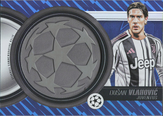 Dusan Vlahovic Starball Commemorative Relic Topps Flagship UCC