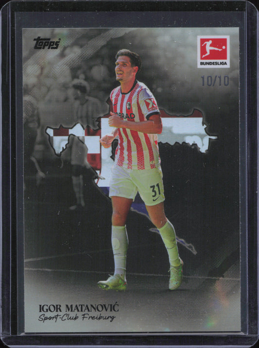 Igor Matanovic Numbered /10 Topps International Stars Bundesliga