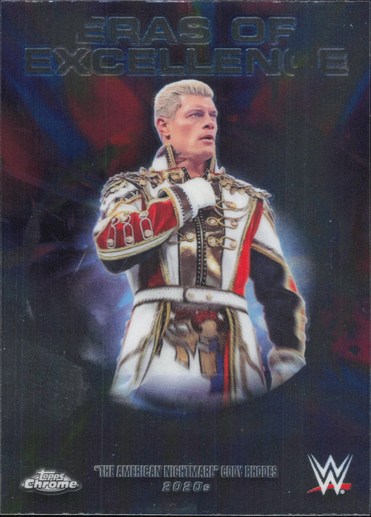 Cody Rhodes Eras Of Excellence Topps Chrome WWE