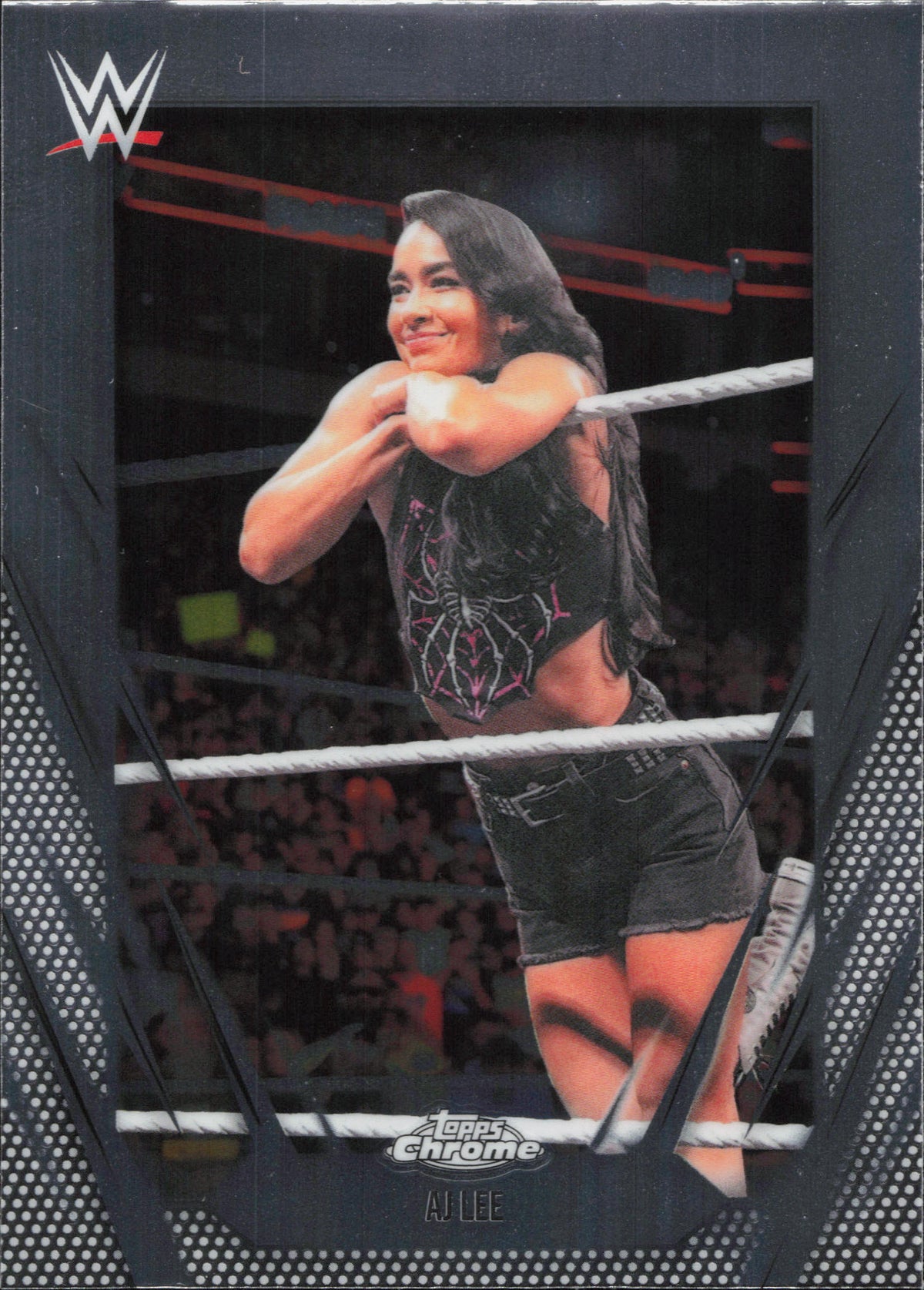 AJ Lee Base Topps Chrome WWE