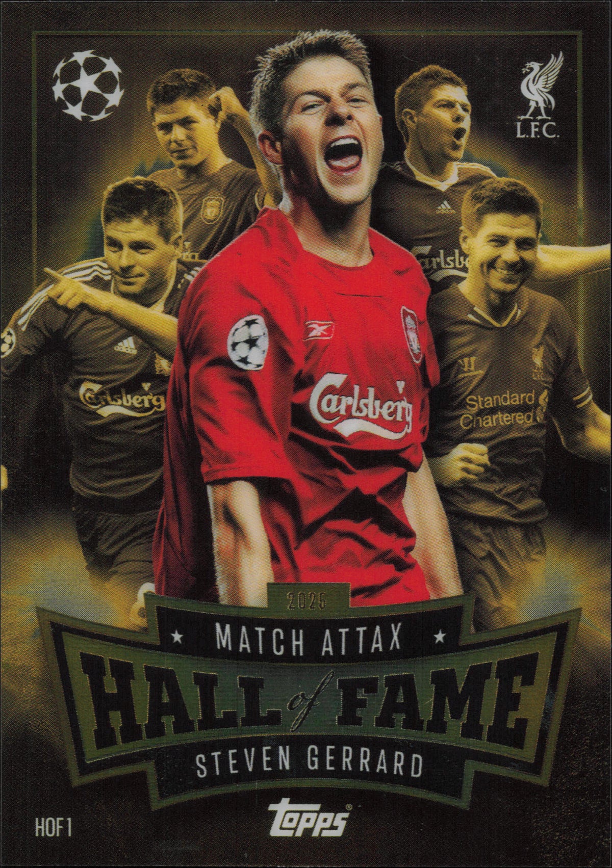 Steven Gerrard Hall of Fame Topps Match Attax