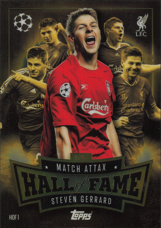 Steven Gerrard Hall of Fame Topps Match Attax