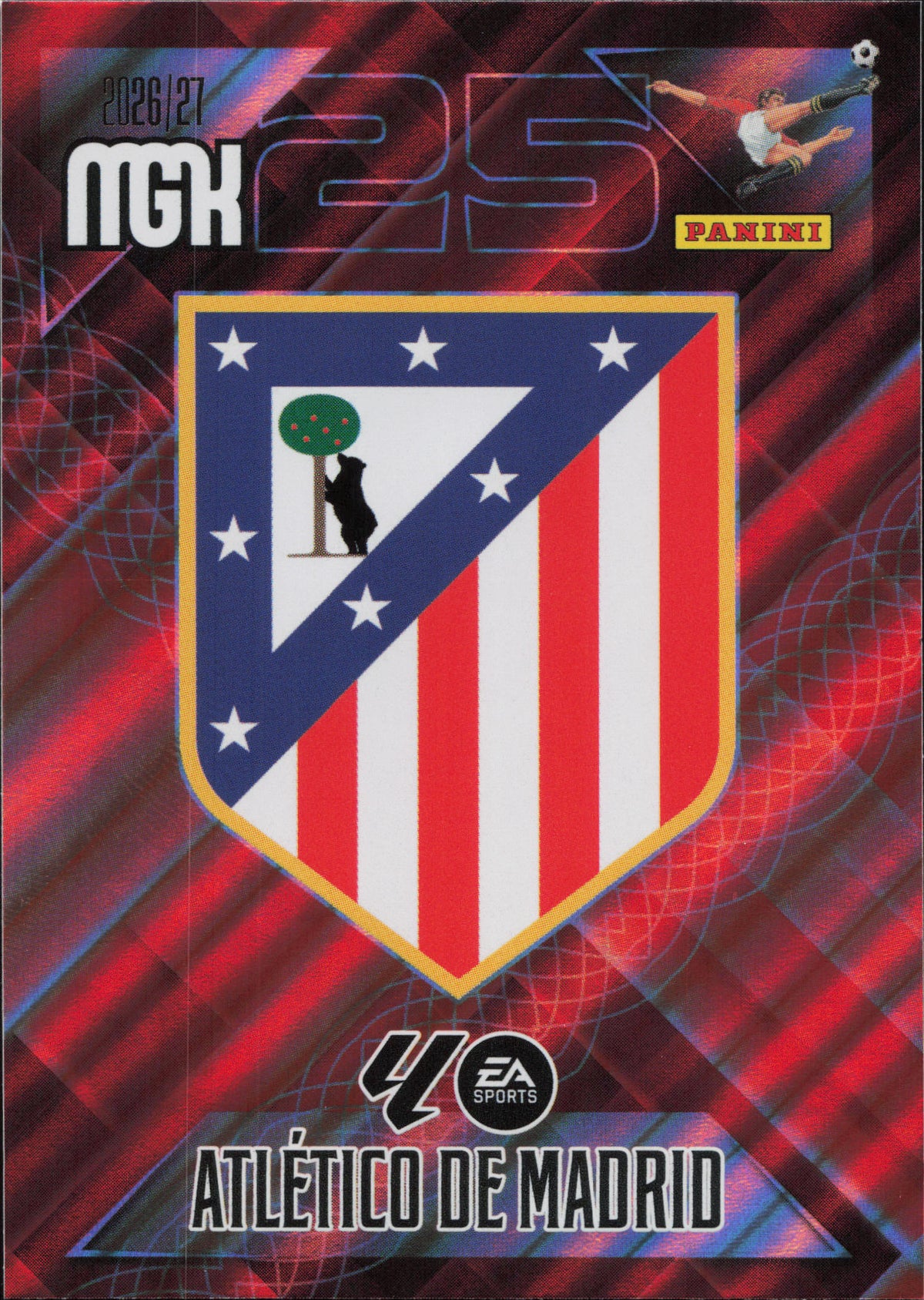 Atletico Madrid Team Badge Logo Panini MGK La Liga