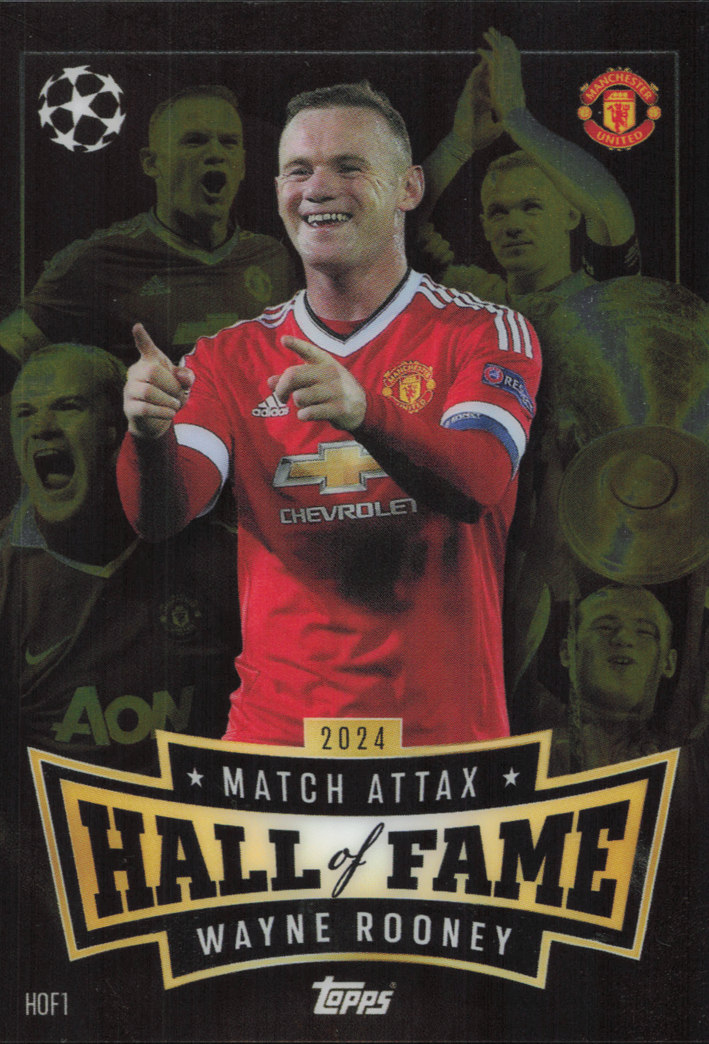 Wayne Rooney Hall Of Fame Match Attax