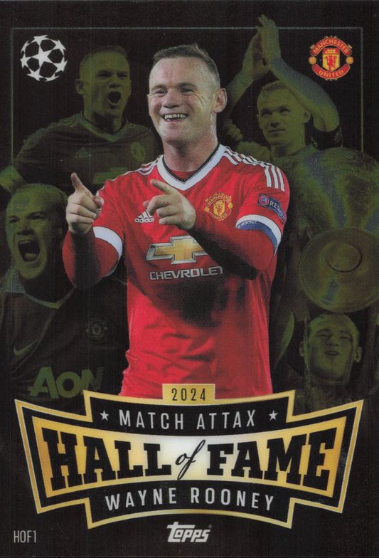 Wayne Rooney Hall Of Fame Match Attax