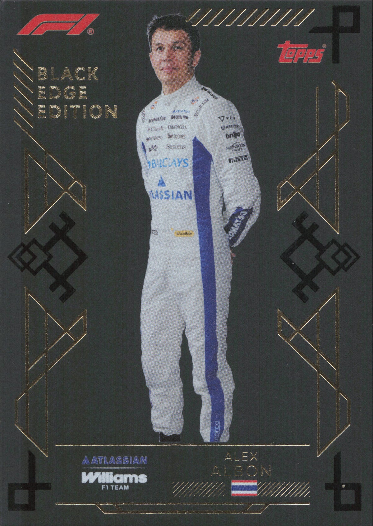 Alex Albon Black Edge Edition Topps Turbo Attax
