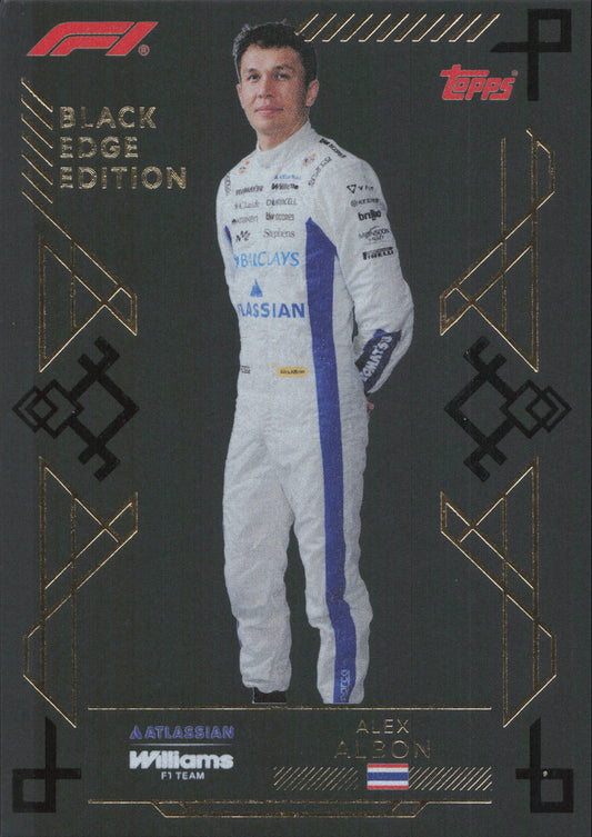 Alex Albon Black Edge Edition Topps Turbo Attax
