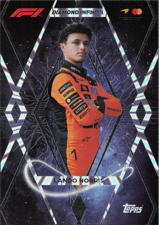 Lando Norris Diamond Infinity Topps Turbo Attax