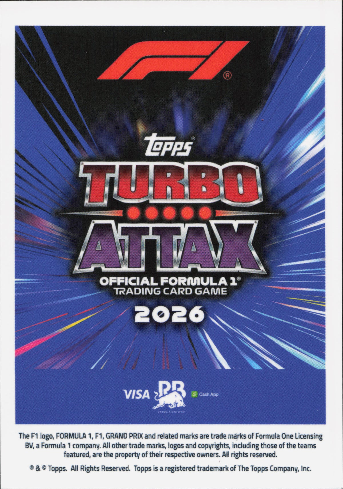 Arvid Lindblad Turbo Chrome Topps Turbo Attax