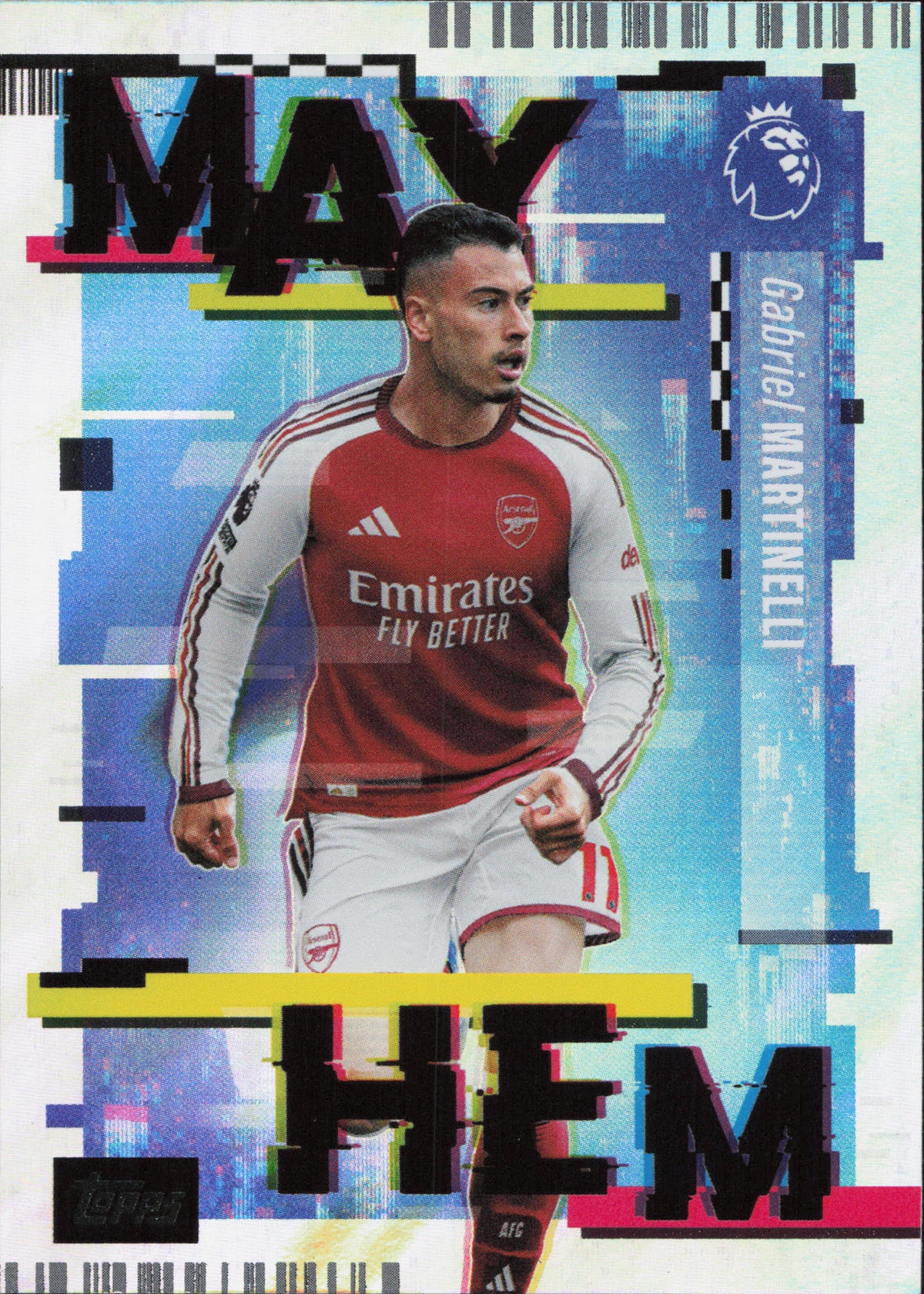 Gabriel Martinelli Mayhem Topps Flagship EPL