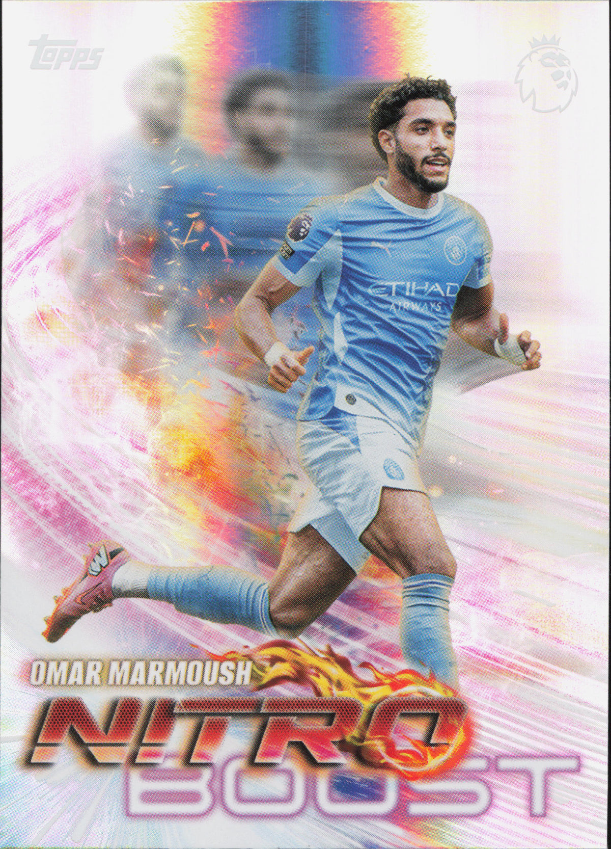 Omar Marmoush Nitro Boost Topps Flagship EPL